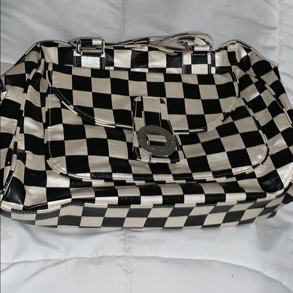 Checkered vans bag